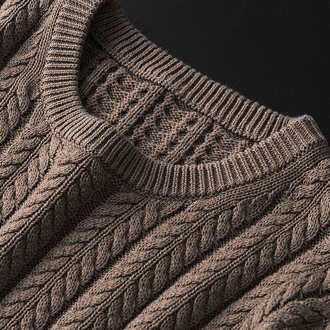 Matteo Legacy Knit Wool Sweater  - By Qivii