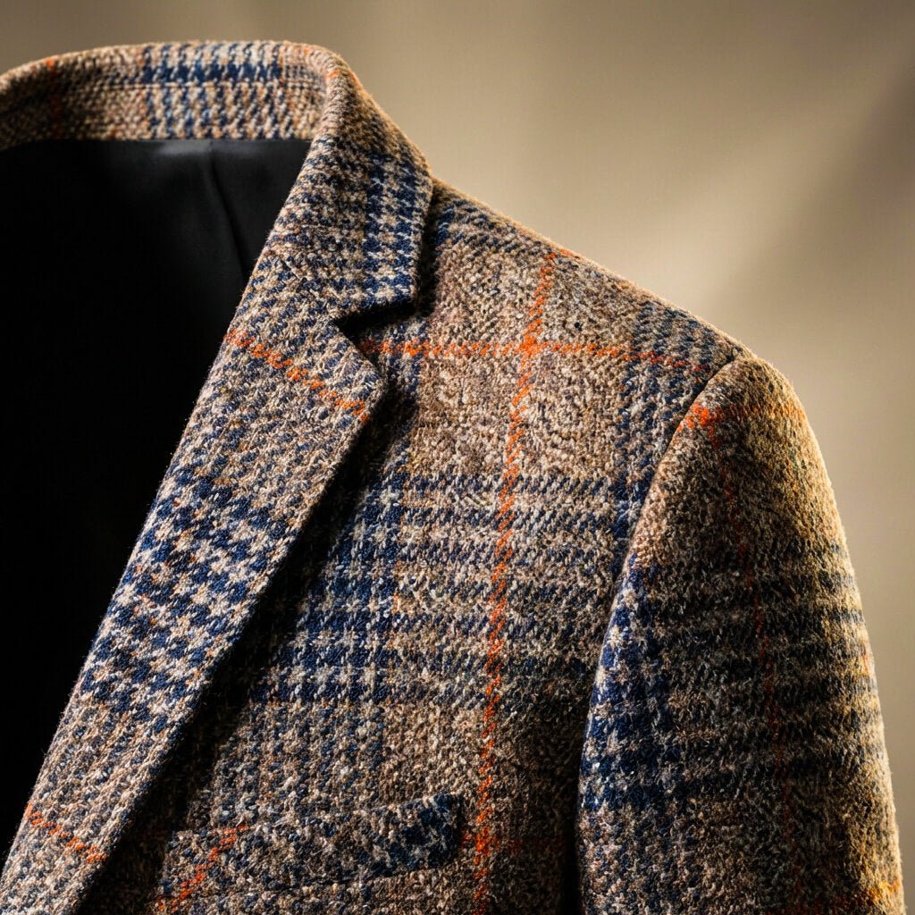 Charles Houndstooth Wool Blazer  - By Qivii