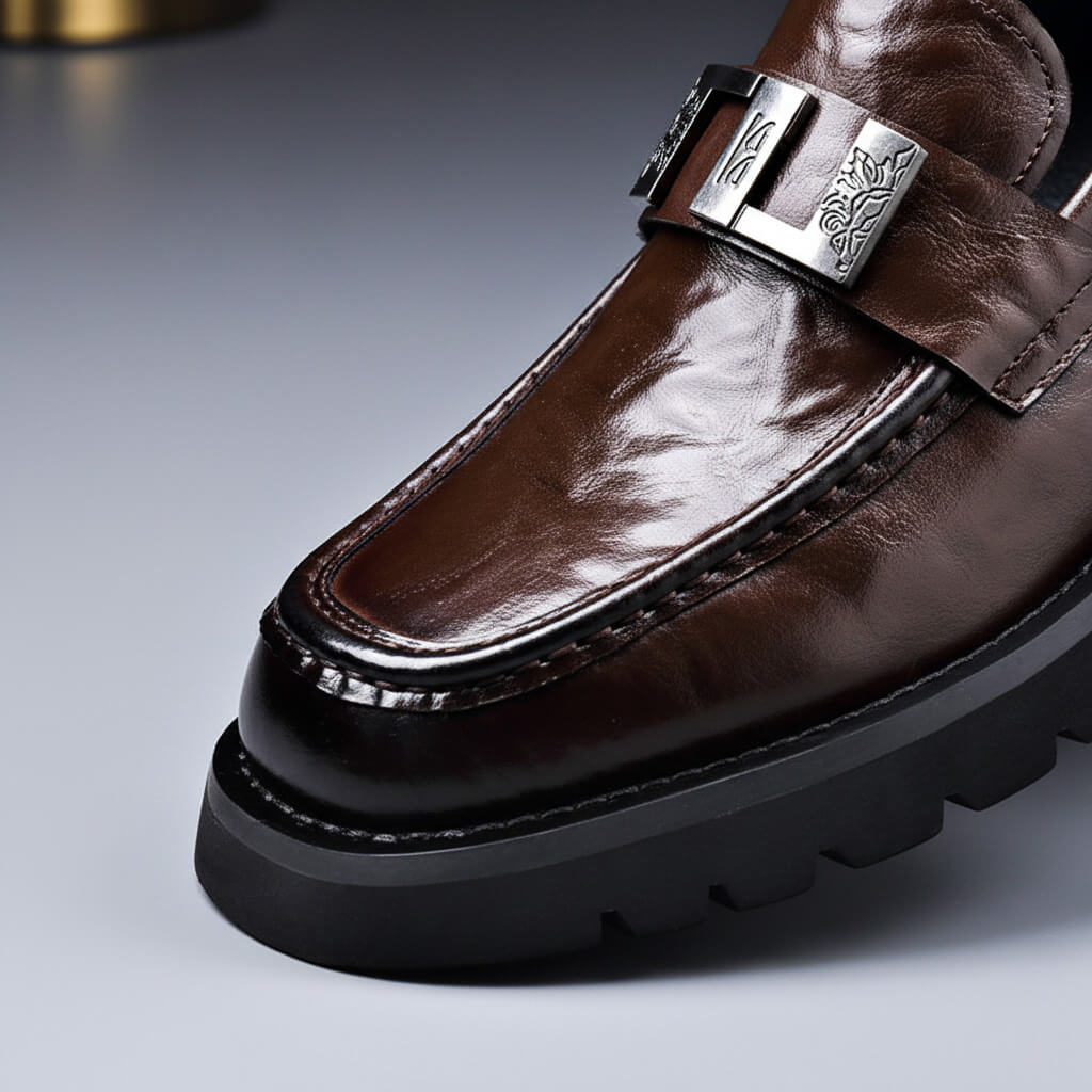 Vincent Genuine Leather Shoes  - By Qivii