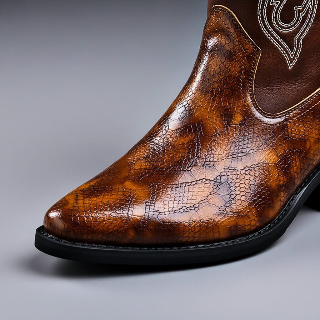 Edmund Prestige Leather Boots  - By Qivii