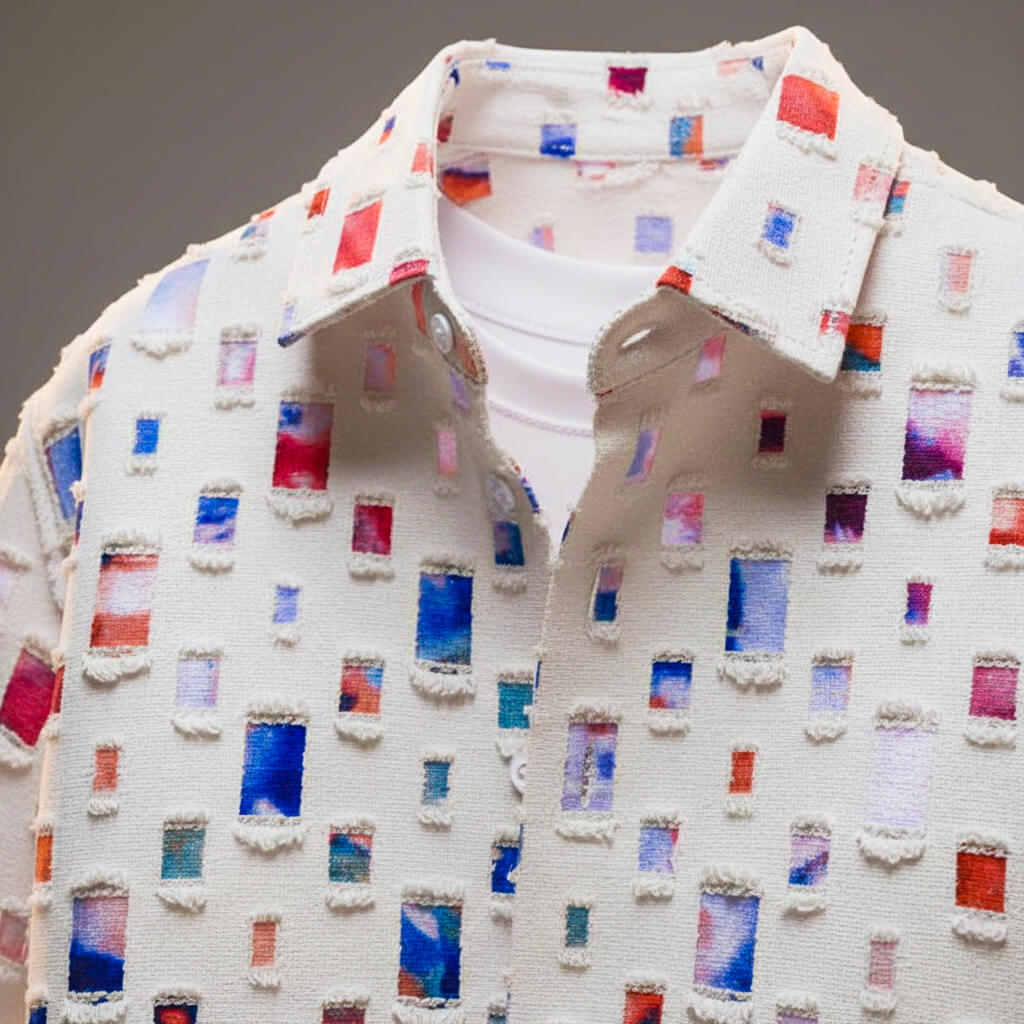 Mosaico Vero Button Down Shirt  - By Qivii
