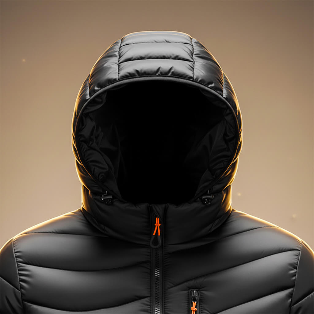 Eliot Quilted Hooded Jacket  - By Qivii