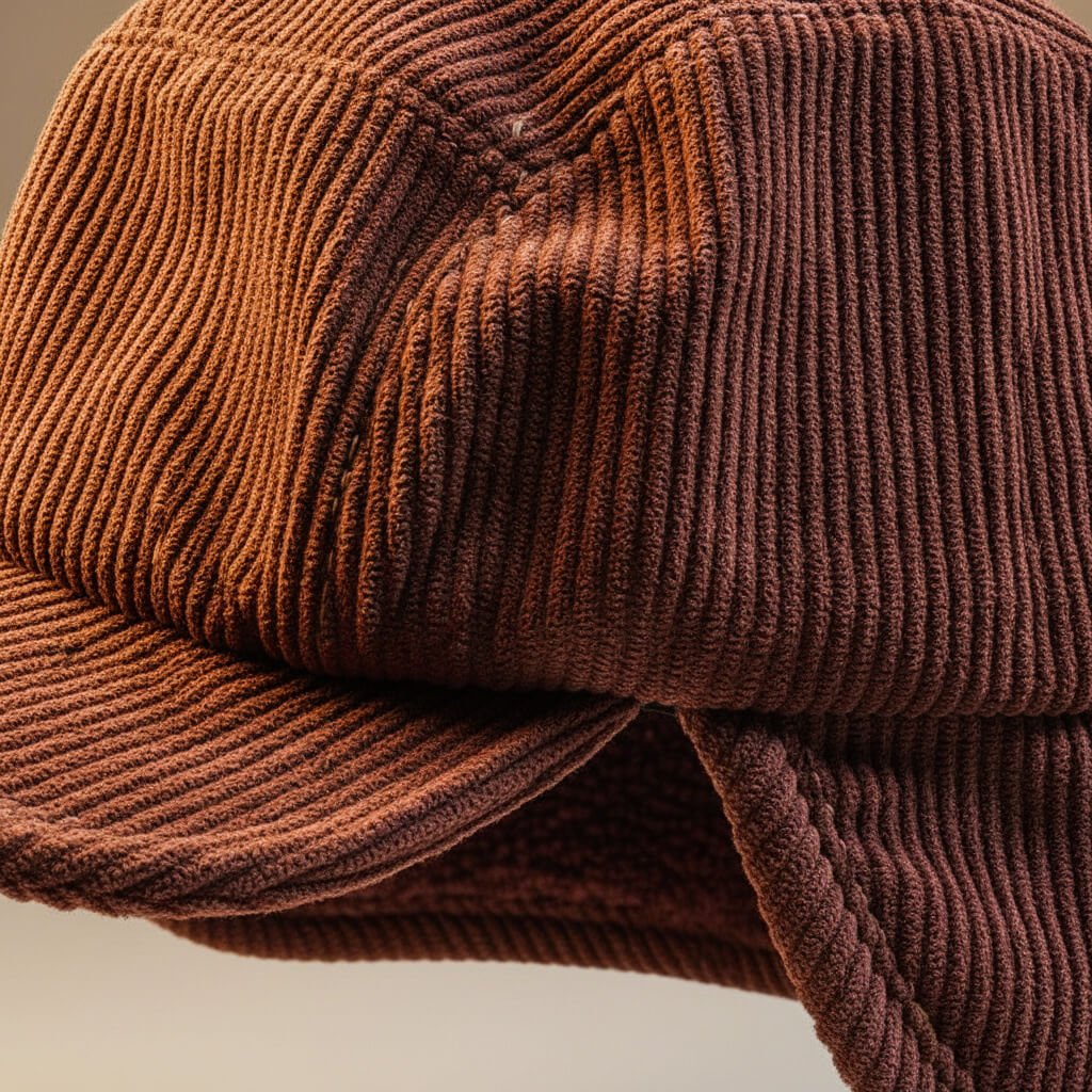 Casey Corduroy Earflap Cap  - By Qivii