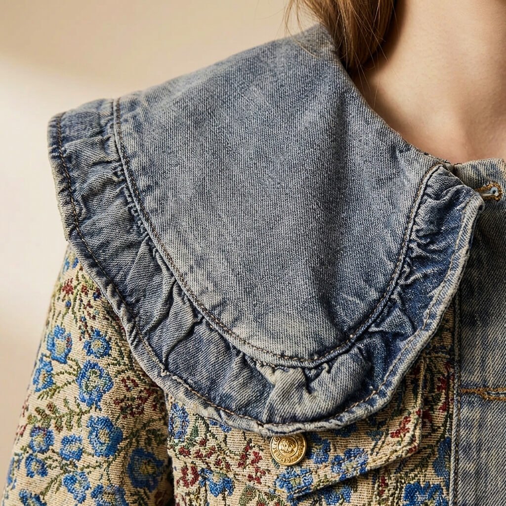 Juliette Couture Denim Jacket  - By Qivii