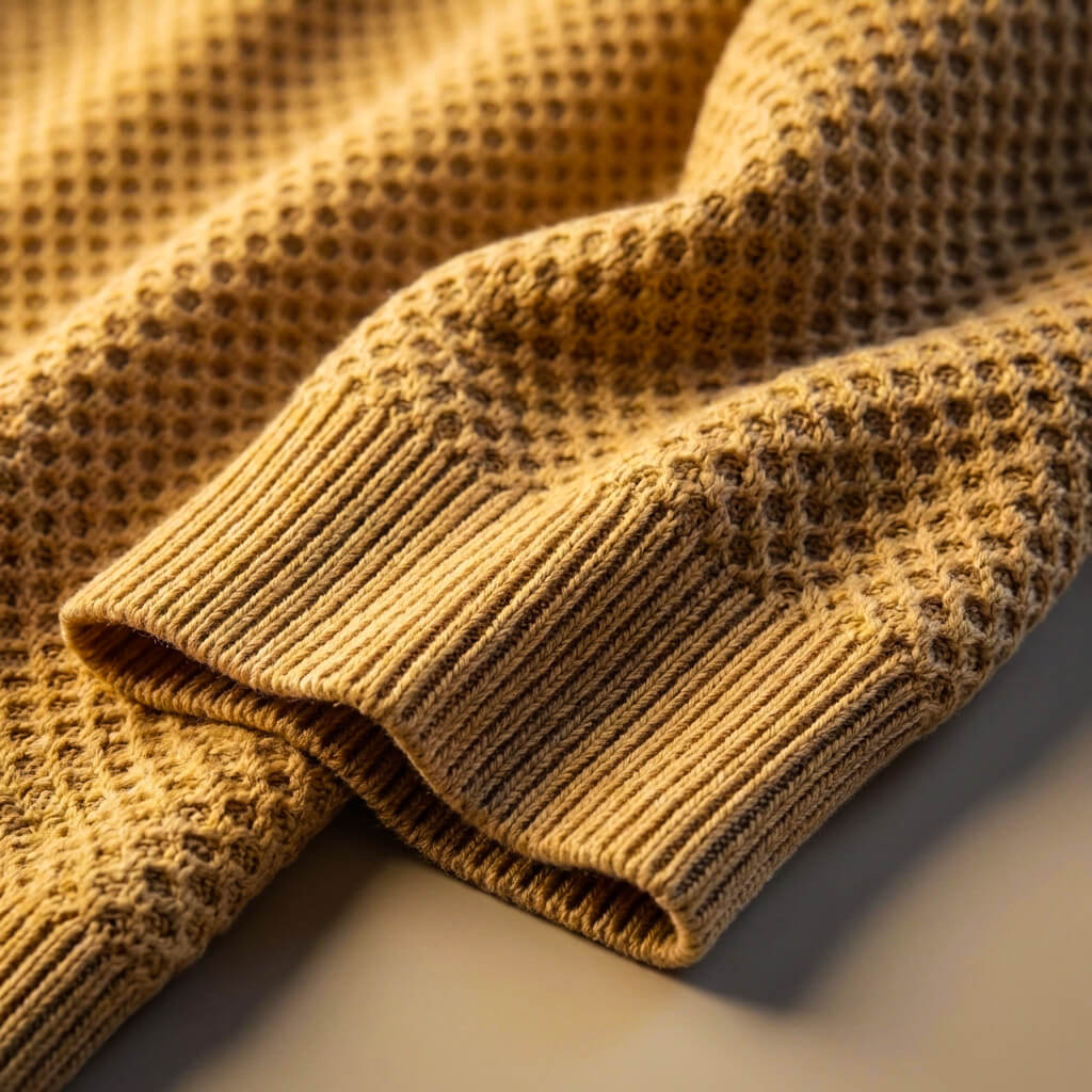 Alberto Honeycomb Knit Cardigan  - By Qivii