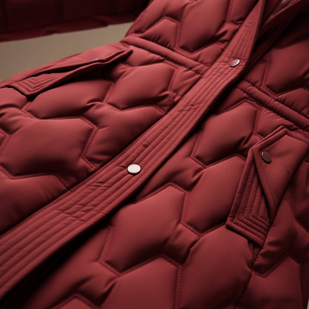 Lauren Quilted Hooded Coat  - By Qivii