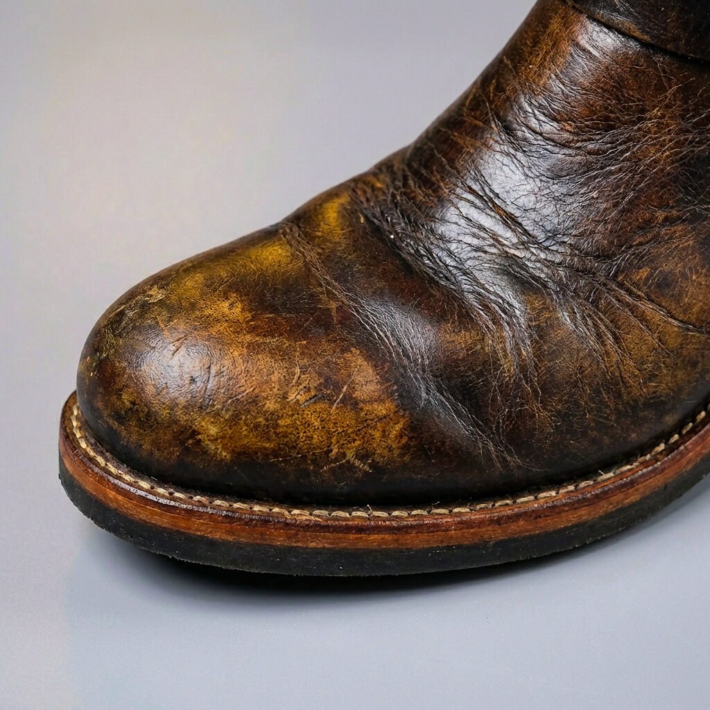 Sullivan Vintage Leather Boots  - By Qivii