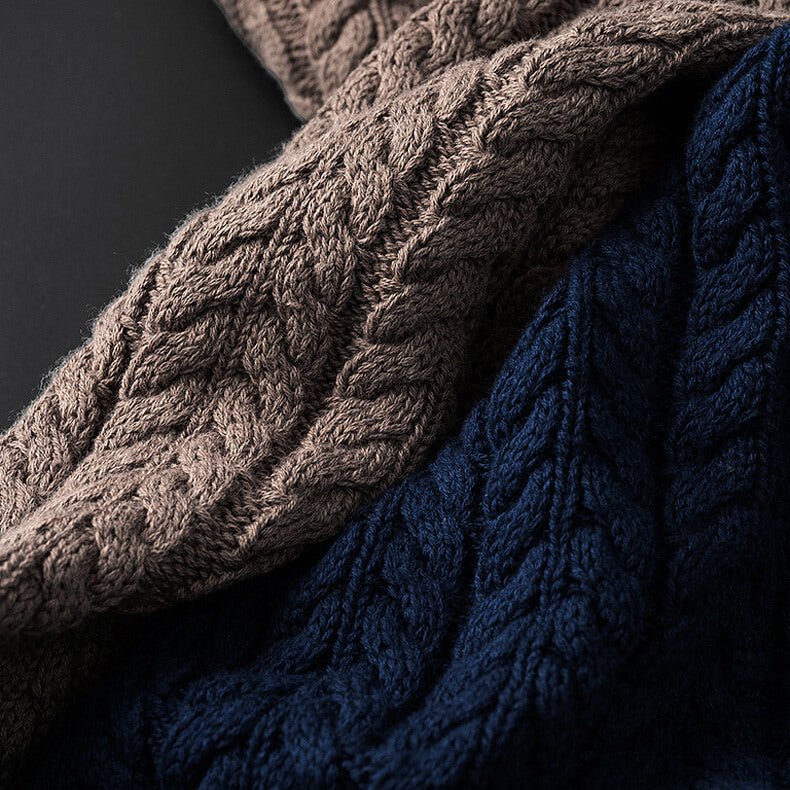 Matteo Legacy Knit Wool Sweater  - By Qivii