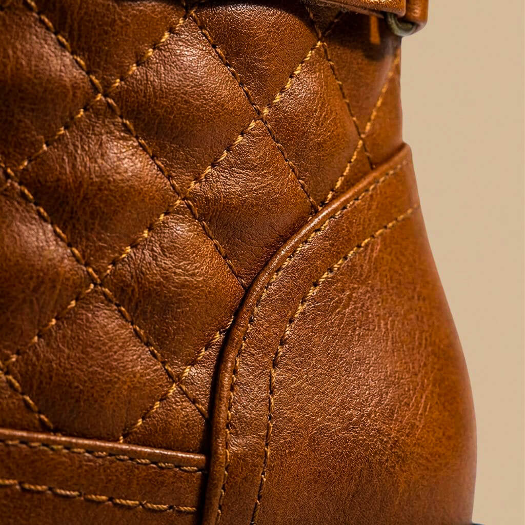 Amara Leather Ankle Boots  - By Qivii