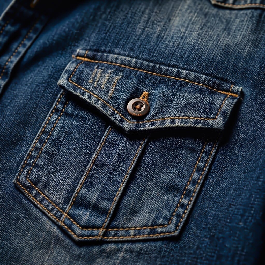 Miami Organic Denim Shirt  - By Qivii