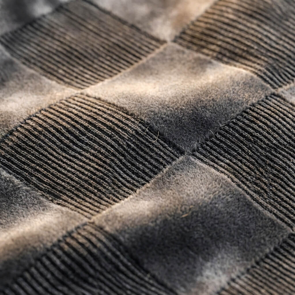 Matt Checkered Corduroy Sweatpants  - By Qivii