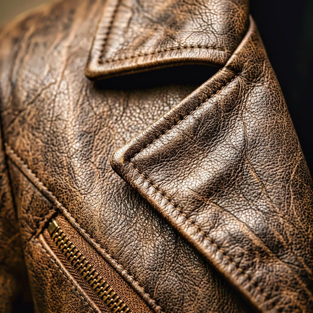Carrollton Legacy Leather Blazer  - By Qivii