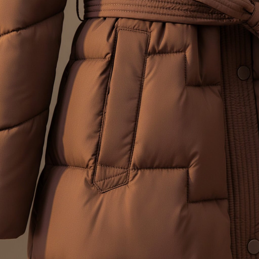Anastasia Quilted Hooded Coat  - By Qivii