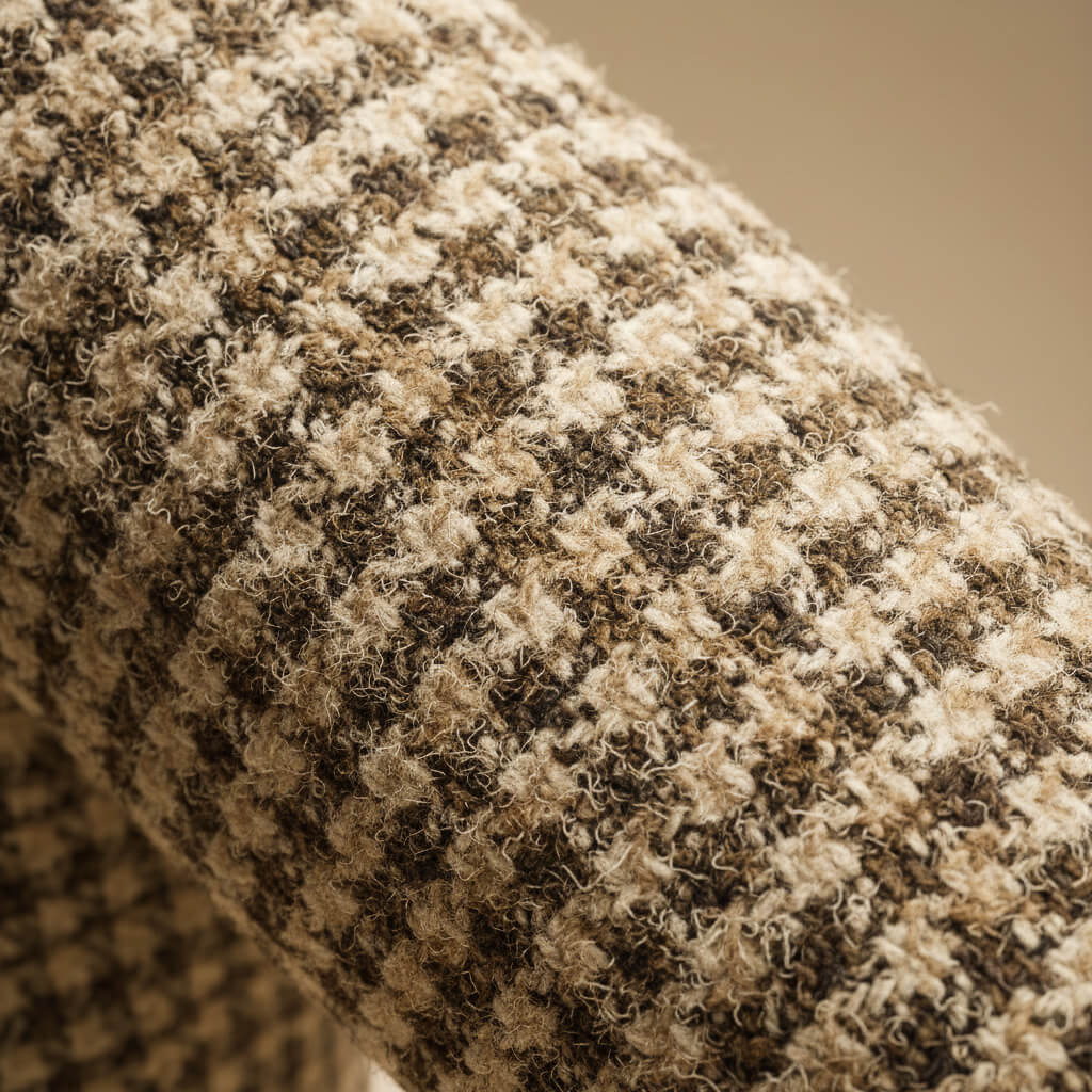 James Houndstooth Wool Jacket  - By Qivii