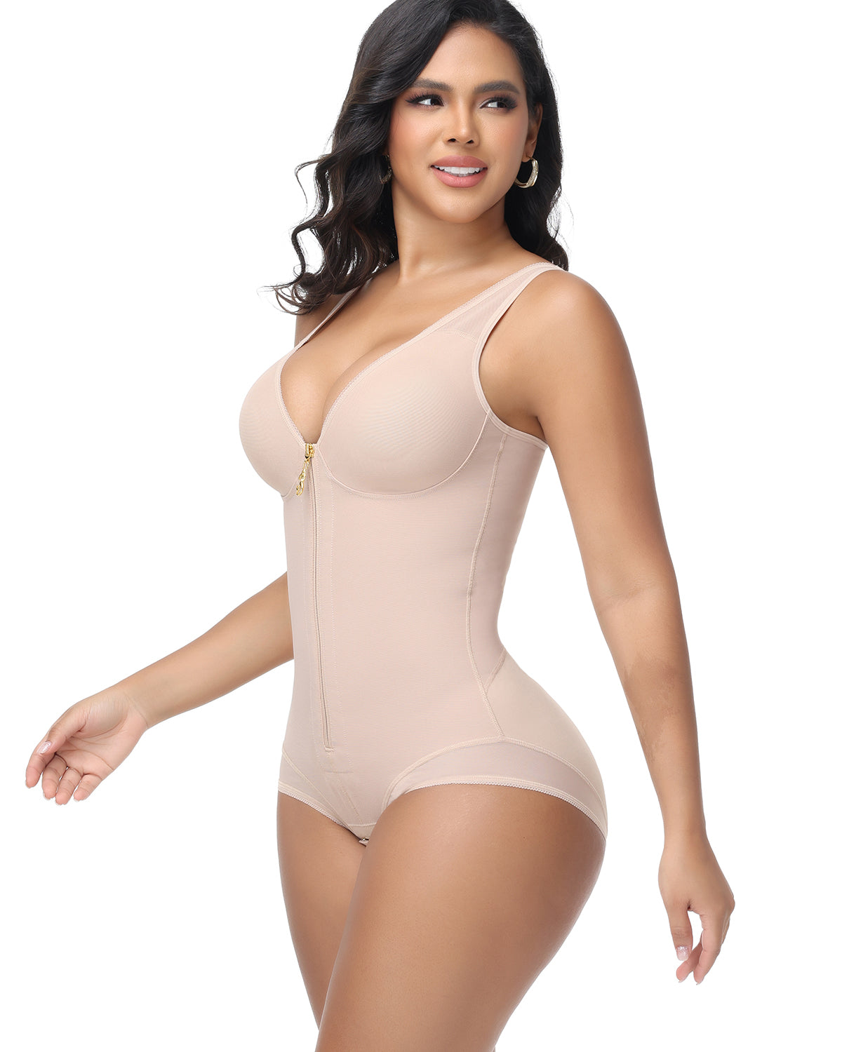 Shapshe® Fajas Colombianas Postpartum Front Zipper Shapewear  - By Qivii