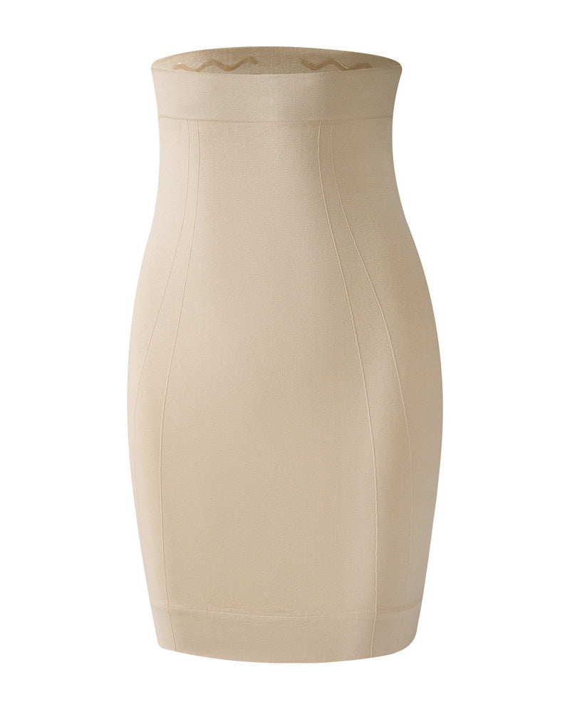 Seamless High Waist Tummy Control Non-slip Hip lifting Shapewear Skirt  - By Qivii