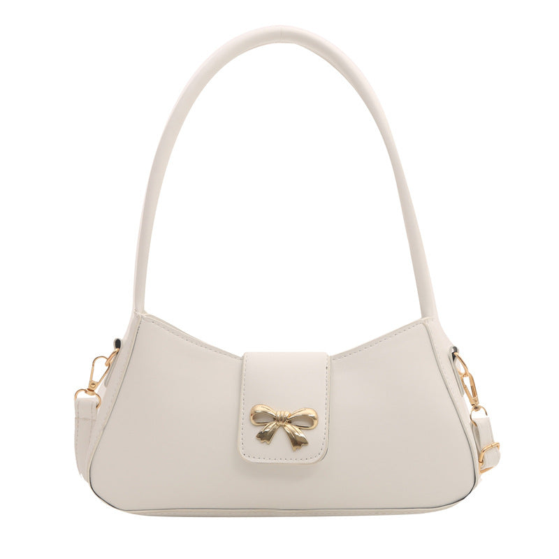 Women's Luna Cinema Baguette - Sculpted Bow Underarm Sling | Petite & Poetic
