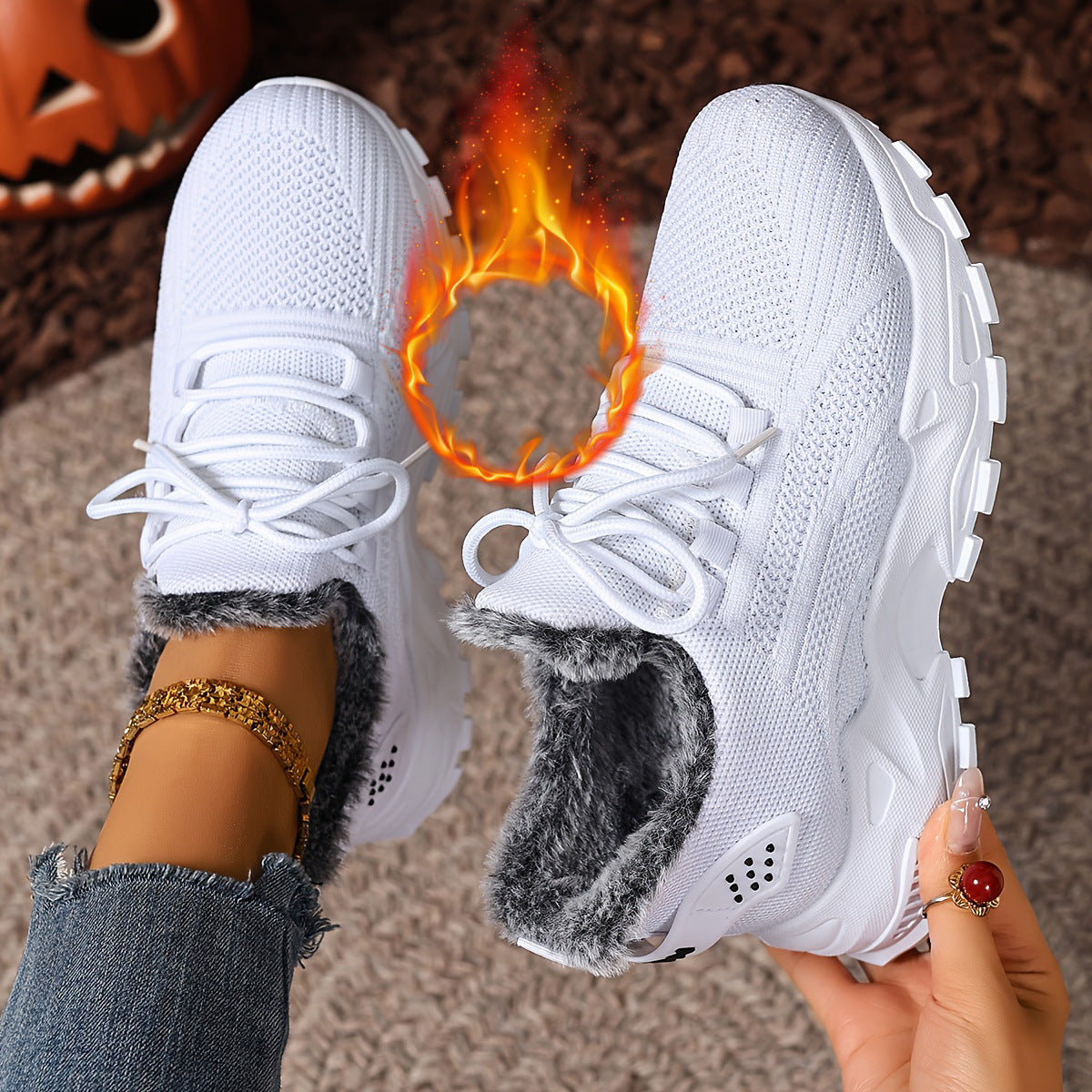 Women's Cozy-Tech Sneaker Snow Boots - Plush Lined, Warm & Lightweight (US 4-11)