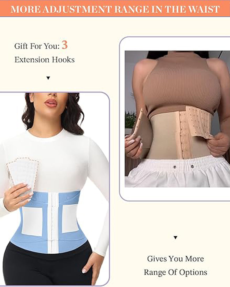 Hourglass Waist Trainer with Firm Support  - By Qivii