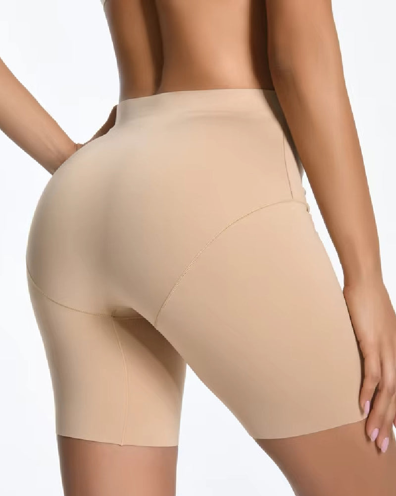 Seamless Elasticity Tummy Control Non-slip Thickened Faja Shapewear Shorts  - By Qivii