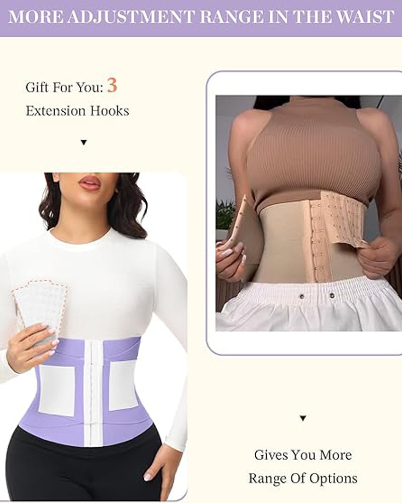 Hourglass Waist Trainer with Firm Support  - By Qivii