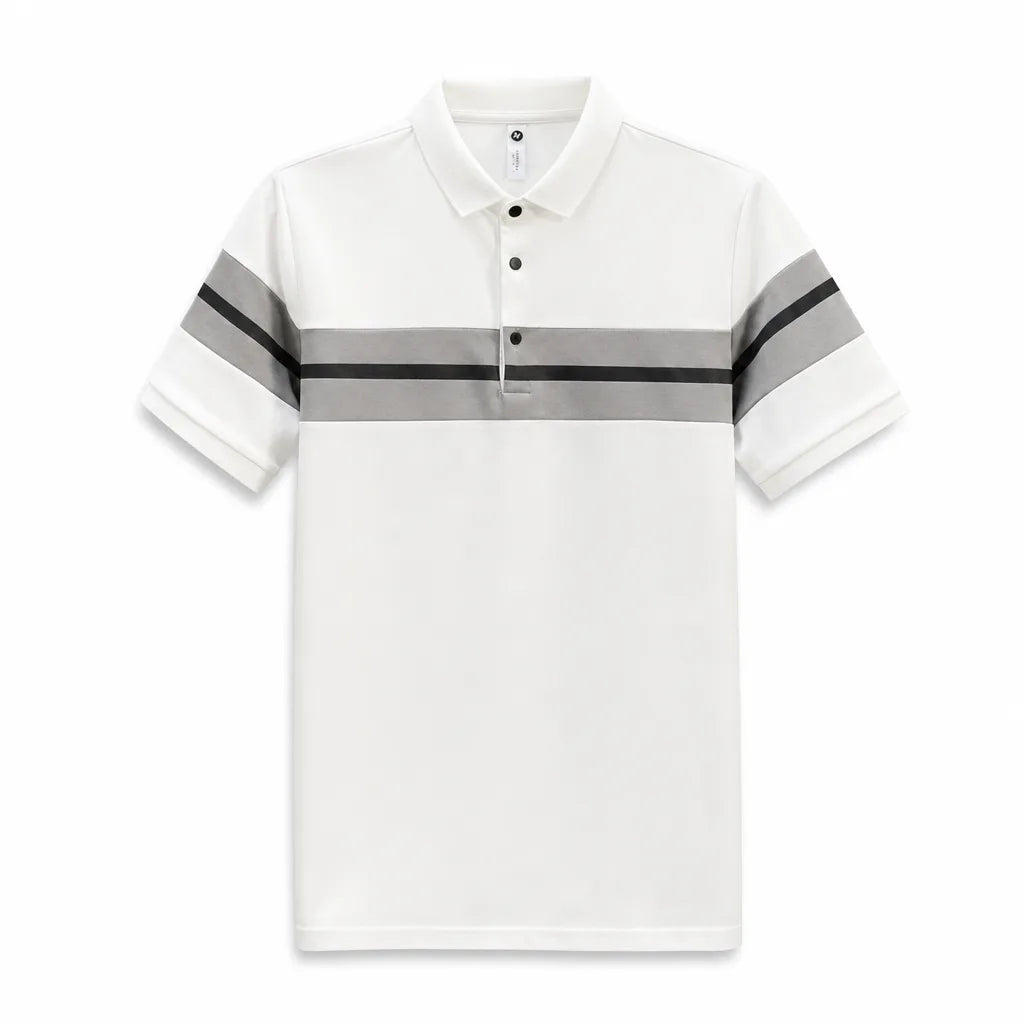 Damian Stripe Polo