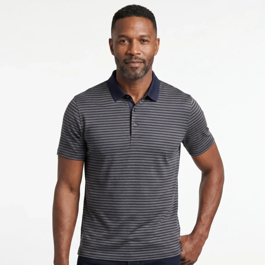 Thaddeus Striped Polo Shirt