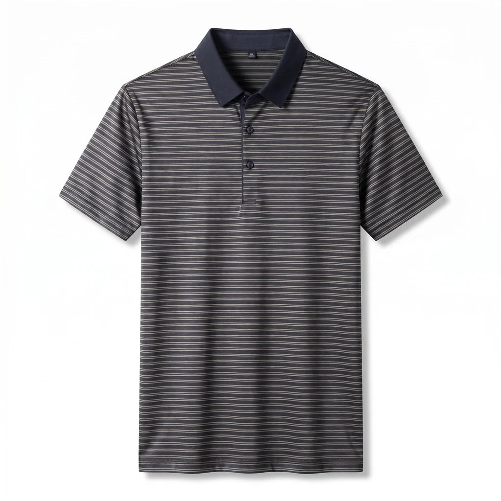 Thaddeus Striped Polo Shirt
