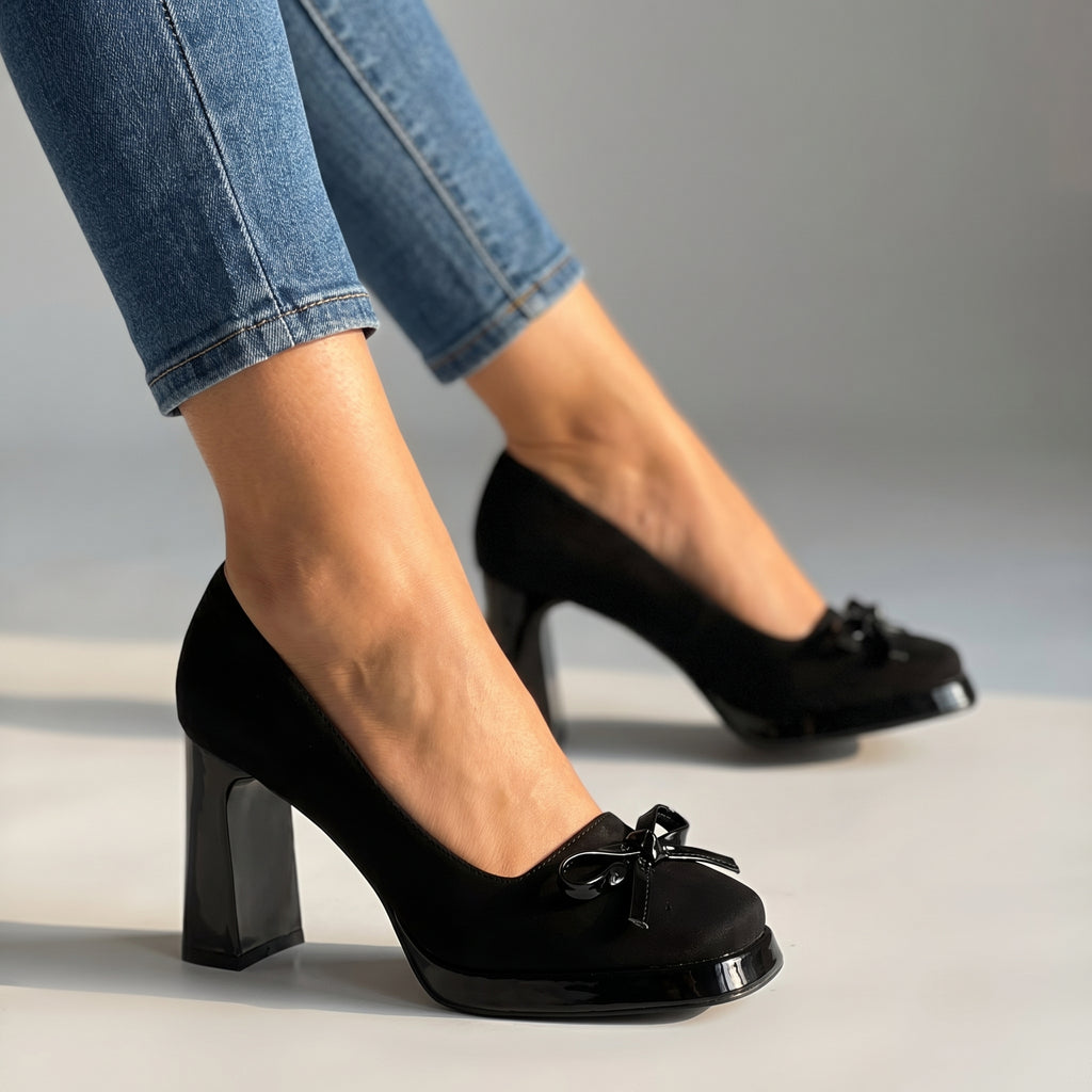 Davina Suede Platforms