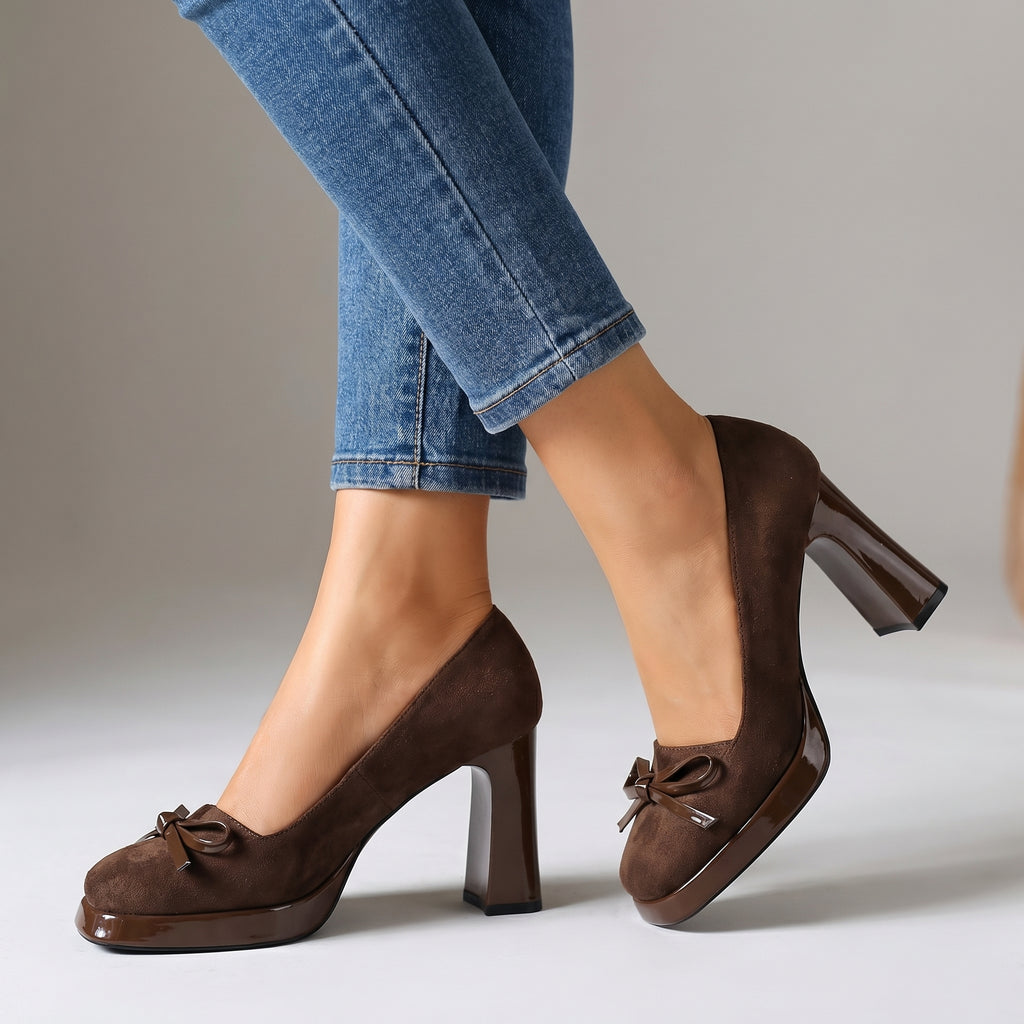 Davina Suede Platforms