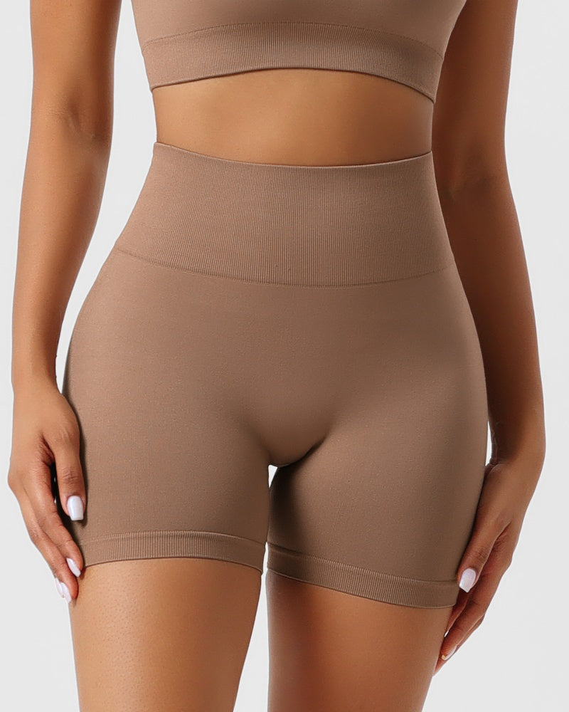 Mid-rise Tummy Control Hip Lift Thin Style Shaping Shorts  - By Qivii