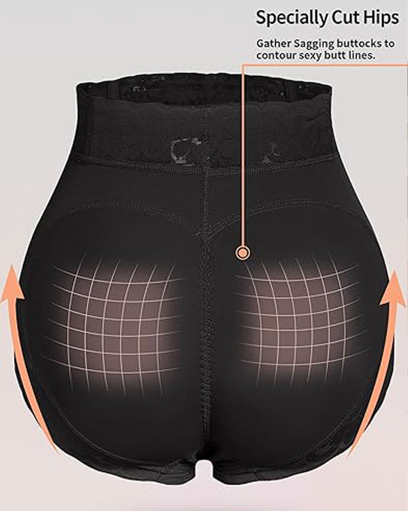 Shapshe® Women Lace Classic Body Shaper Butt Lifter Panty Smoothing Brief  - By Qivii