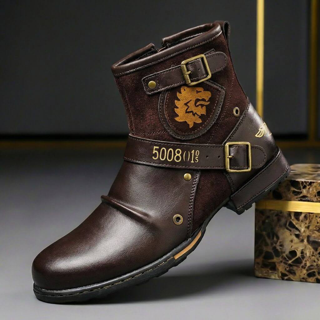 Lionheart Legacy Leather Boots  - By Qivii