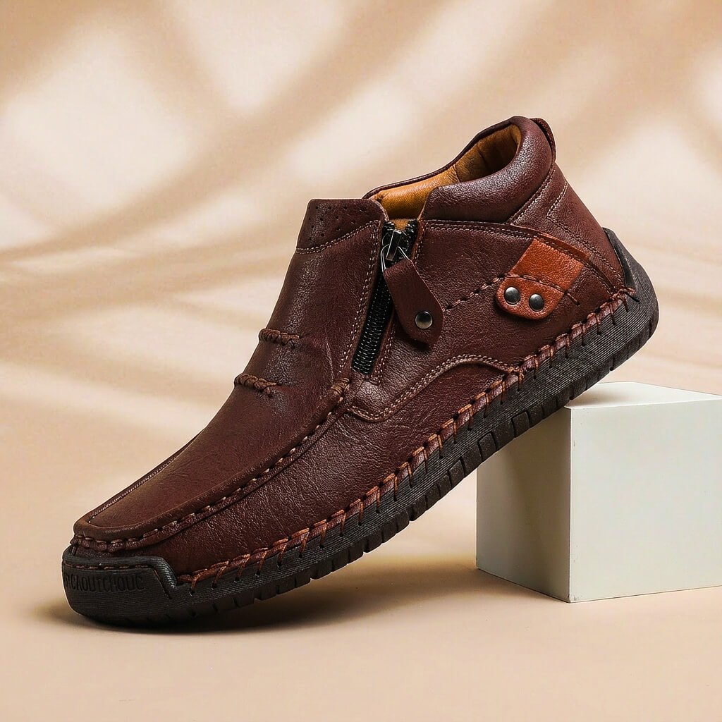 Langford Classic Leather Shoes  - By Qivii