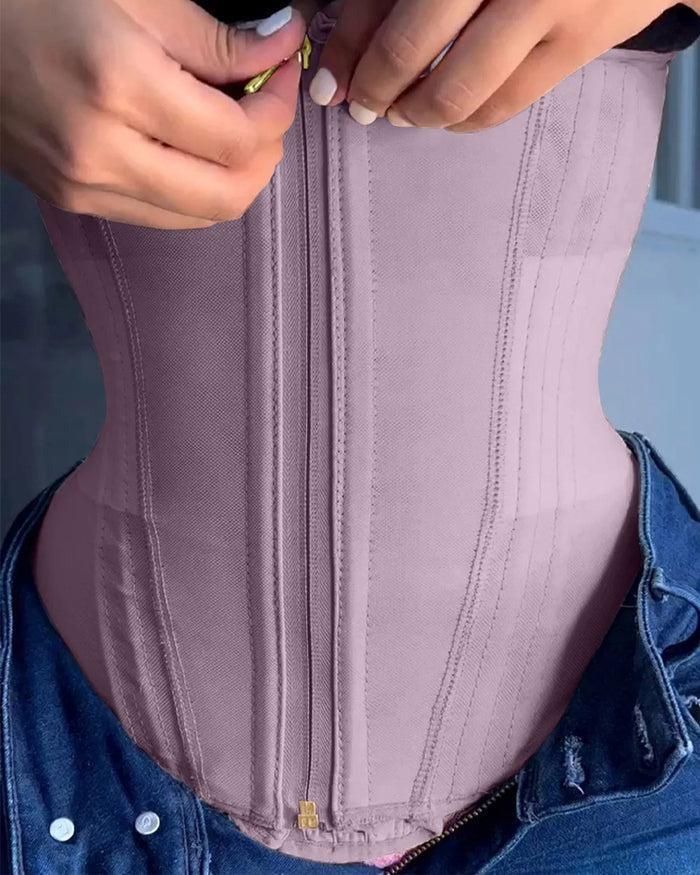 Shapshe® Zip & Breasted Body Shaper Tank Top Waist Trainer  - By Qivii