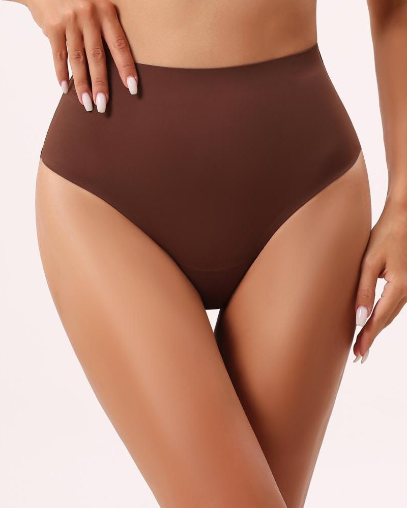 Women's Seamless Mid-Rise Shaping Thong  - By Qivii
