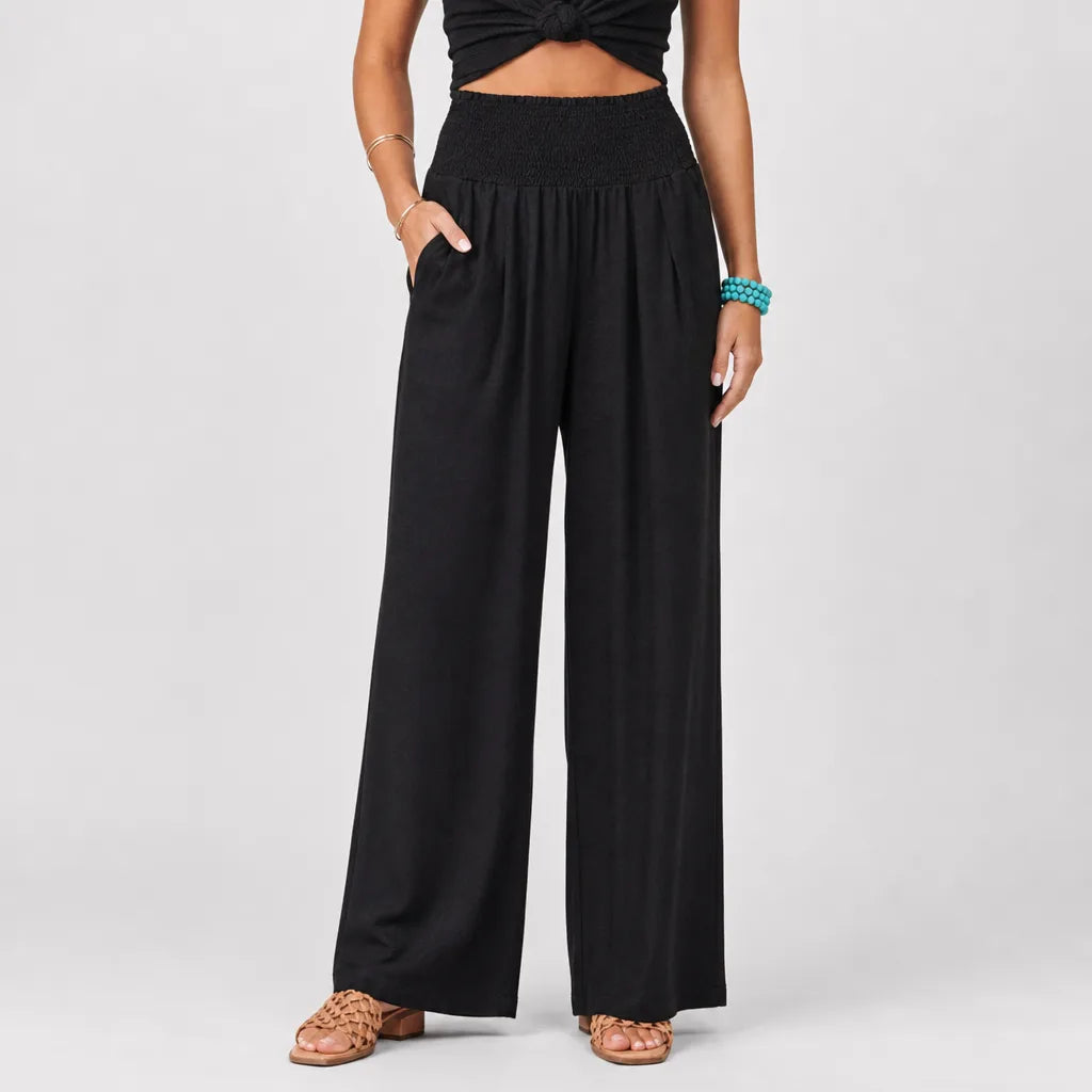 Delphine | Womens Boho Wide Leg Sweatpants