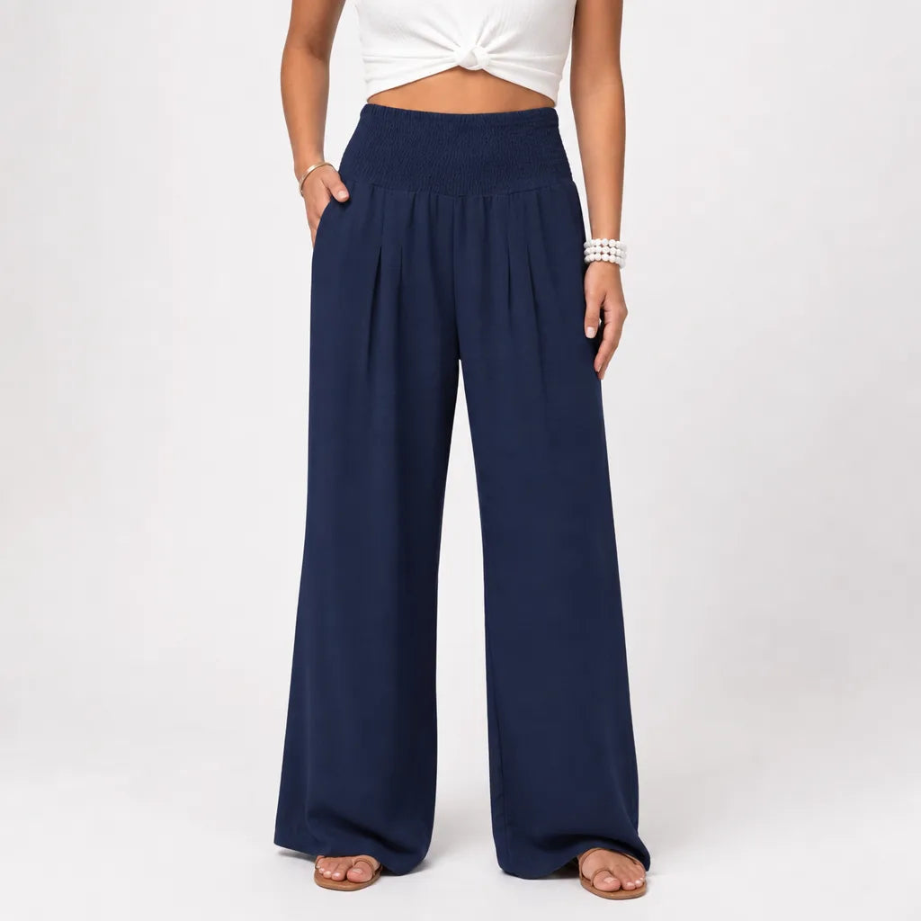 Delphine | Womens Boho Wide Leg Sweatpants