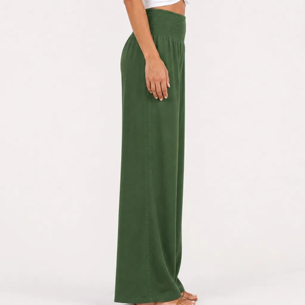Delphine | Womens Boho Wide Leg Sweatpants