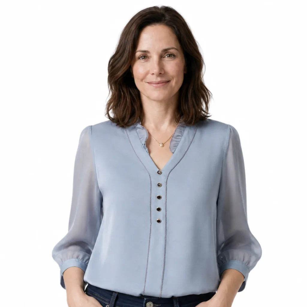 Destiny V-Neck Blouse