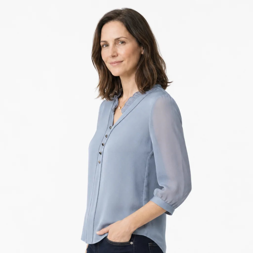 Destiny V-Neck Blouse