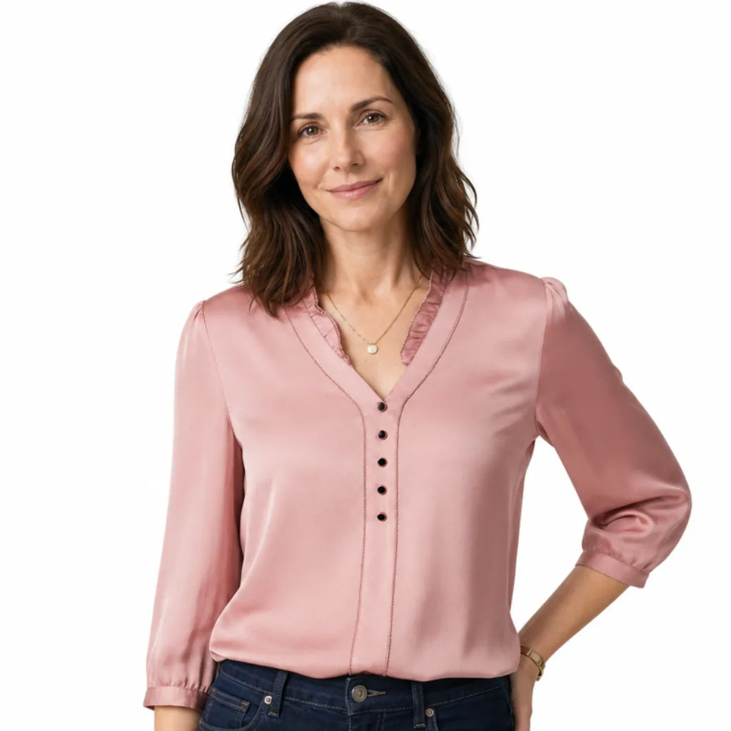 Destiny V-Neck Blouse