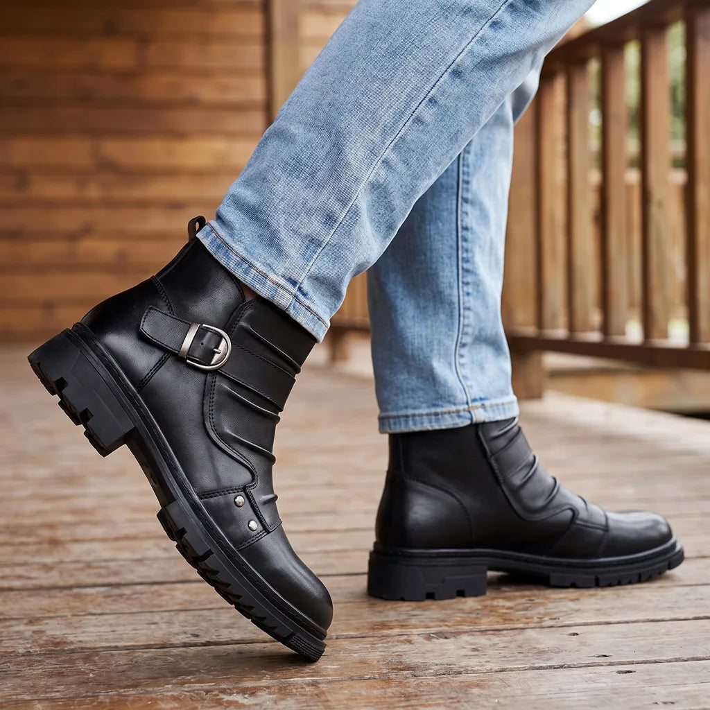 Duncan | Mens Fall Work Buckle Boots