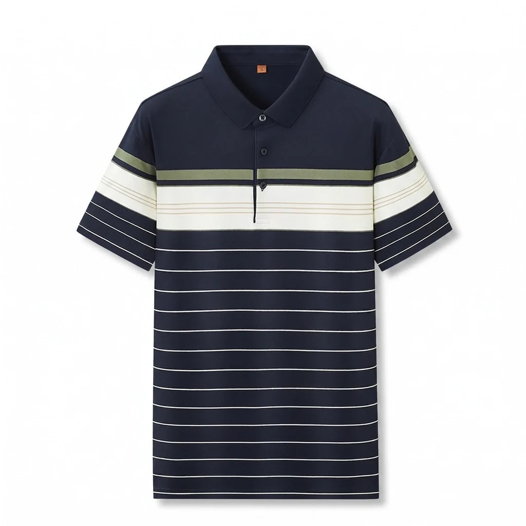 Dylan Striped Cotton Polo