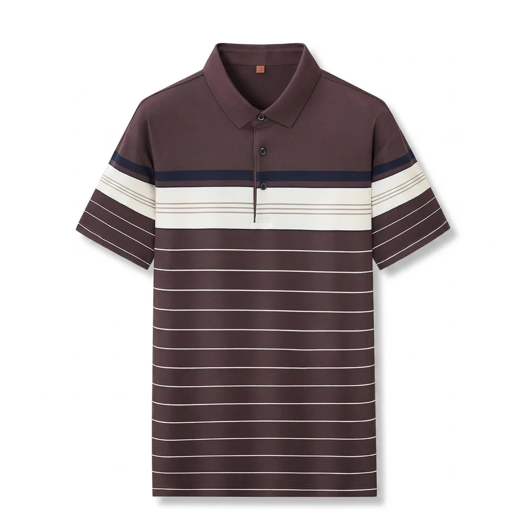 Dylan Striped Cotton Polo