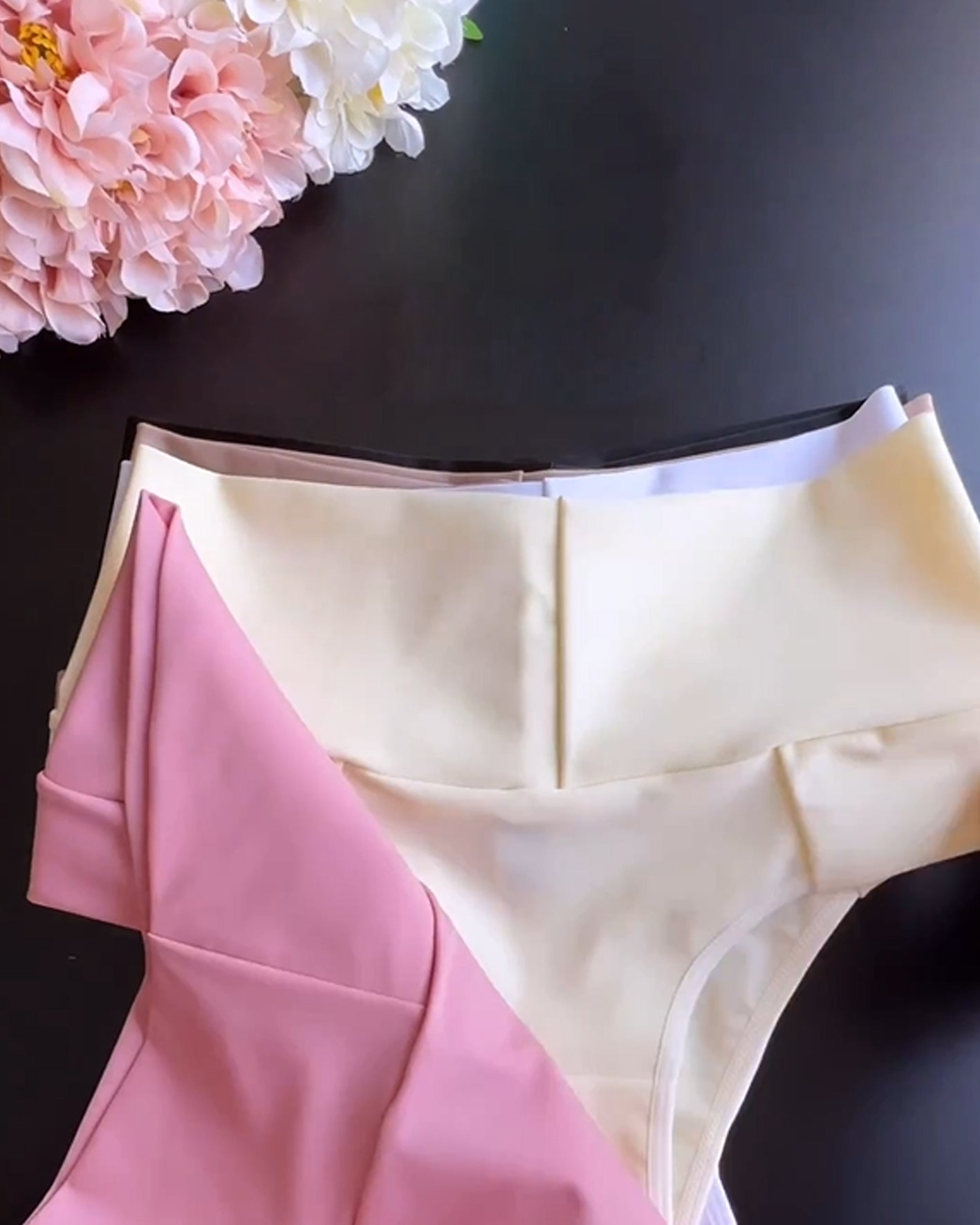 Shapshe® Solid Color High Waisted Underwear Panties  - By Qivii