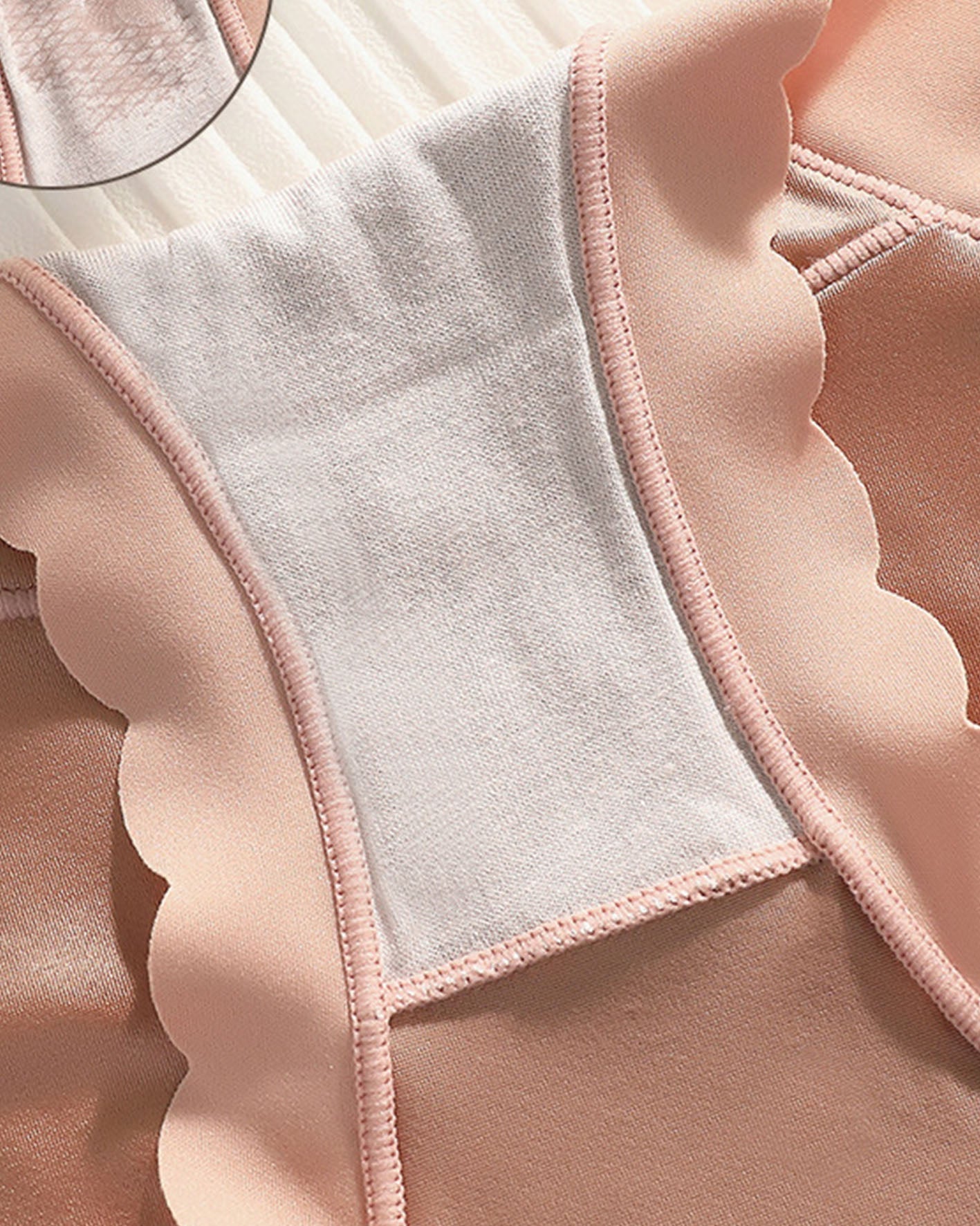 Silkworm Silk High-Waisted Hip Lift Sexy Panties  - By Qivii