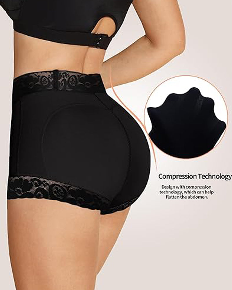 Shapshe® Women Lace Classic Body Shaper Butt Lifter Panty Smoothing Brief  - By Qivii