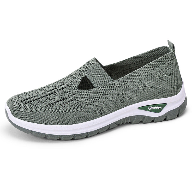 Women’s ComfyGo Slip-On Breathable Mesh Sneakers – Soft Sole Casual Shoes (US 5–11)