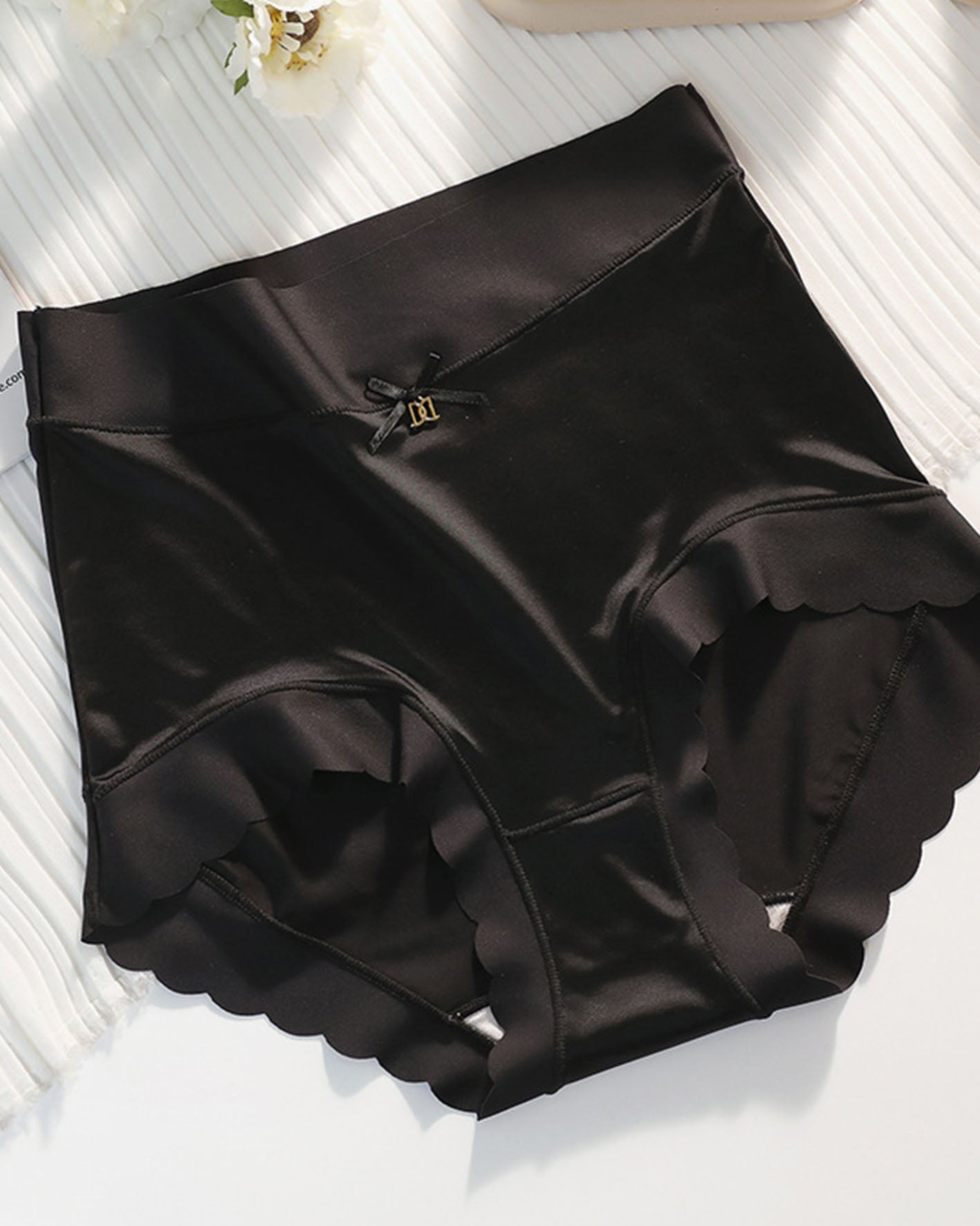 Silkworm Silk High-Waisted Hip Lift Sexy Panties  - By Qivii